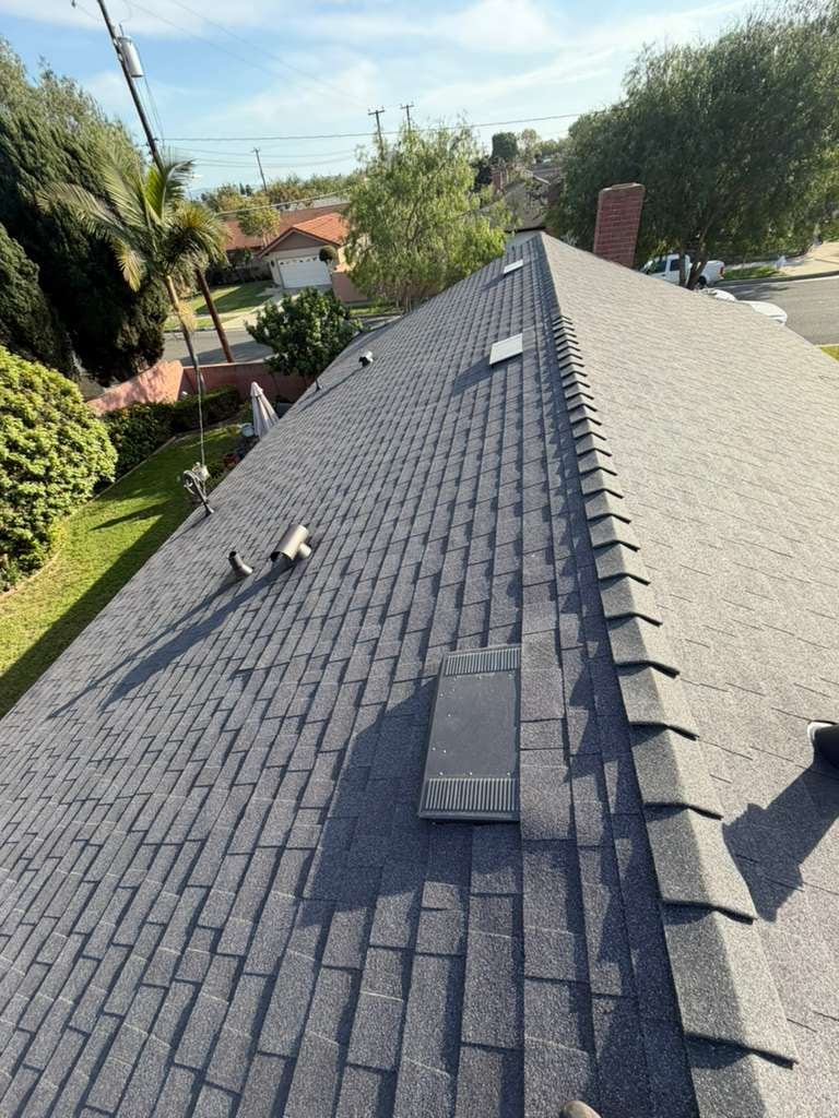 Residential shingle roof replacement by Level Up Roofing